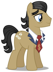 Size: 2183x3000 | Tagged: safe, artist:brony-works, filthy rich, earth pony, pony, g4, high res, male, simple background, solo, transparent background, vector
