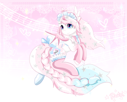 Size: 4000x3200 | Tagged: safe, artist:otpl, artist:pastel-pony-princess, oc, oc only, oc:pastel princess, bat pony, pony, bat wings, bow, cute, flying, horn, pastel, solo, stars, tail bow, wingding eyes