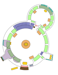 Size: 6378x8268 | Tagged: safe, artist:houndread, g4, absurd resolution, floor plan, golden oaks library, map, no pony