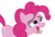 Size: 3000x2027 | Tagged: dead source, safe, artist:nevermattie, pinkie pie, earth pony, pony, g4, creamy creamy frosting, drool, female, food, frosting, high res, lidded eyes, simple background, solo, tongue out, transparent background, vector