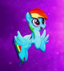 Size: 400x440 | Tagged: safe, screencap, rainbow dash, pegasus, pony, g4, my little pony: the movie, animated, cute, dashabetes, female, flapping, flying, gif, happy, mare, open mouth, rainbow dash is best facemaker, smiling, solo, spread wings, wings, youtube link