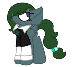 Size: 788x734 | Tagged: safe, artist:thefanficfanpony, oc, oc only, oc:feather bangs, g4, season 7, clothes, simple background, solo, transparent background