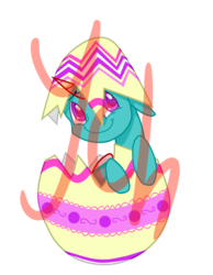 Size: 700x900 | Tagged: safe, artist:php89, oc, oc only, commission, easter, easter egg, egg, hatching, simple background, solo, transparent background, your character here