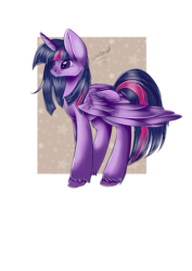Size: 1024x1448 | Tagged: safe, artist:xstarshellx, twilight sparkle, alicorn, pony, g4, female, solo, twilight sparkle (alicorn)
