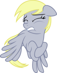 Size: 1934x2477 | Tagged: safe, artist:badumsquish, derpibooru exclusive, derpy hooves, pegasus, pony, g4, against glass, chubby cheeks, crash, female, flying, glass, mare, simple background, solo, transparent background