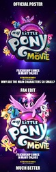 Size: 1494x4538 | Tagged: safe, edit, applejack, fluttershy, pinkie pie, rainbow dash, rarity, twilight sparkle, alicorn, pony, g4, my little pony: the movie, background pony strikes again, drama, high res, mane six, op is a duck, op is trying to start shit, twilight sparkle (alicorn)