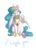 Size: 5100x7014 | Tagged: safe, artist:flita, princess celestia, alicorn, pony, g4, absurd resolution, cute, cutelestia, eyes closed, female, food, mare, mouth hold, simple background, sitting, smiling, solo, spread wings, transparent background, waffle