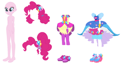 Size: 1034x546 | Tagged: safe, artist:selenaede, pinkie pie, human, equestria girls, g4, my little pony equestria girls: legend of everfree, base, boots, clothes, crystal guardian, gloves, headband, high heel boots, high heels, pigtails, ponied up, shoes, simple background, solo, super ponied up, white background