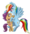 Size: 2250x2500 | Tagged: safe, artist:salemcat, rainbow dash, scootaloo, pegasus, pony, g4, female, filly, foal, high res, lesbian, mare, nose to nose, scootalove, ship:scootadash, shipping, simple background, transparent background