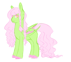 Size: 1517x1310 | Tagged: safe, artist:kittii-kat, oc, oc only, oc:blossom, bat pony, pony, female, mare, simple background, solo, white background