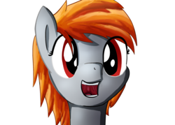 Size: 1225x875 | Tagged: safe, artist:drakinite, oc, oc only, oc:tridashie, :d, commission, profile, smiling, solo