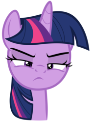 Size: 7000x9300 | Tagged: safe, artist:tardifice, twilight sparkle, alicorn, pony, unicorn, g4, top bolt, >:c, absurd resolution, bust, female, frown, lidded eyes, mare, portrait, simple background, solo, stern, transparent background, twilight sparkle (alicorn), unamused, vector