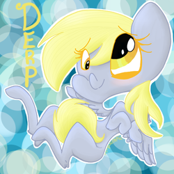 Size: 500x500 | Tagged: safe, artist:ginkoandlulu, derpy hooves, pegasus, pony, g4, female, mare, solo