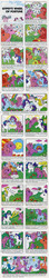 Size: 689x3950 | Tagged: safe, duck soup, firefly, glory, gypsy (g1), honeycomb, lickety-split, majesty, medley, sparkler (g1), spike (g1), sprinkles (g1), bee, dragon, comic:my little pony (g1), g1, official, buzz the smelling bee, comet, comic, cursed, doll, female, fortune telling, gypsy's wheel of fortune, ice, invisibility, jewelry, land of dolls, mandarin orange, melting, necklace, pun, reflection, smelling bee, toy, underhoof, wheel of fortune
