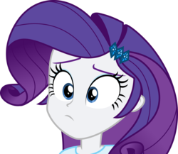 Size: 3455x3000 | Tagged: safe, artist:aqua-pony, rarity, equestria girls, g4, clothes, confused, cute, female, high res, puzzled, raribetes, simple background, solo, transparent background, vector, wat
