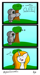 Size: 1200x2200 | Tagged: safe, artist:steamyart, oc, oc only, oc:phenioxflame, comic, cute, dialogue, simple, simple comic, stan.3