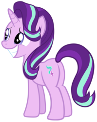 Size: 7000x8800 | Tagged: safe, artist:tardifice, starlight glimmer, pony, unicorn, celestial advice, g4, absurd resolution, butt, female, plot, simple background, smiling, solo, transparent background, vector