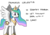 Size: 1200x840 | Tagged: safe, artist:hoofclid, princess celestia, alicorn, pony, g4, basic programming language, cake, cakelestia, female, food, programming, simple background, smiling, solo, spread wings, uselesstia, white background, wings