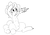 Size: 1280x885 | Tagged: safe, artist:pabbley, pinkie pie, pony, unicorn, g4, 30 minute art challenge, armpits, belly button, cute, diapinkes, female, monochrome, solo, this explains everything, unicorn pinkie pie