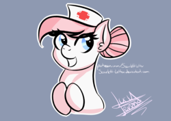 Size: 3507x2480 | Tagged: safe, artist:scarlett-letter, nurse redheart, g4, female, high res, solo