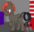 Size: 1974x1858 | Tagged: safe, artist:badumsquish, derpibooru exclusive, oc, oc only, battery charger pony, object pony, original species, pony, augmented tail, battery charger, blushing, garage, looking away, male, ponified, shop, shy, solo