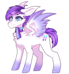 Size: 1885x2013 | Tagged: safe, artist:nightstarss, oc, oc only, oc:haster, pegasus, pony, chest fluff, clothes, female, mare, scarf, simple background, solo, transparent background