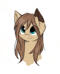 Size: 706x866 | Tagged: safe, artist:chimeeri, oc, oc only, pony, bust, cute, looking at you, simple background, solo, transparent background