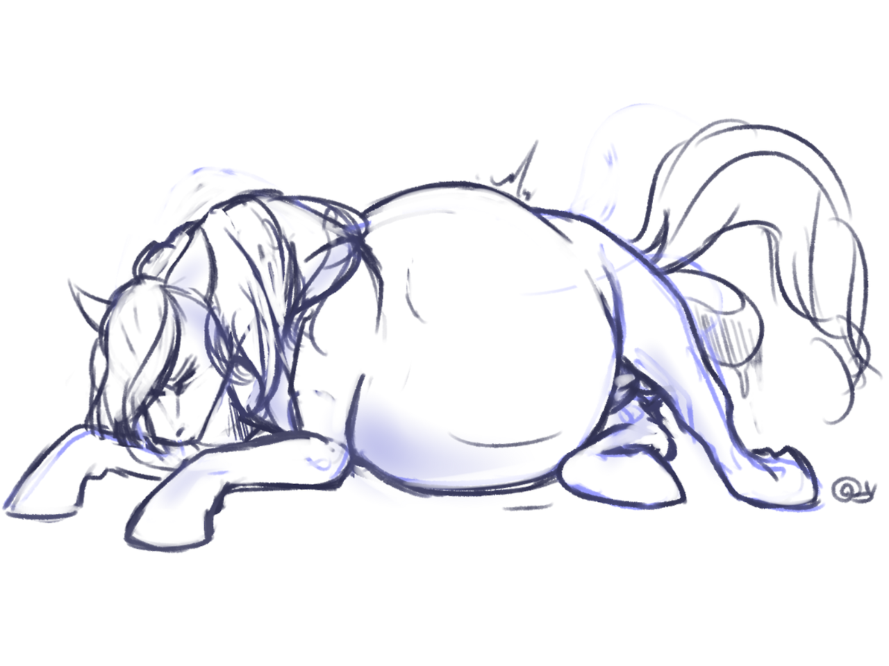 Explicit sexual content - visible genitals, detailed genitalanus represent...