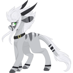 Size: 2048x2048 | Tagged: safe, artist:cinnamontee, oc, oc only, original species, pony, female, high res, horns, mare, simple background, solo, transparent background