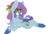 Size: 3000x2048 | Tagged: safe, artist:cinnamontee, oc, oc only, oc:lonely wolf, pegasus, pony, colored pupils, colored wings, female, high res, mare, multicolored wings, prone, simple background, solo, transparent background