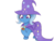 Size: 1600x1200 | Tagged: safe, artist:zlight, trixie, pony, unicorn, g4, cape, clothes, equestrian pink heart of courage, female, hat, simple background, solo, transparent background, trixie's cape, trixie's hat