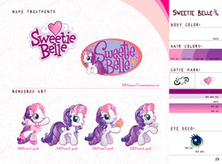 Size: 1240x912 | Tagged: safe, artist:dominique shiels, sweetie belle (g3), pony, g3, g3.5, ballerina, ballet, ballet slippers, ballet suit, cupcake, food, reference sheet