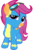 Size: 5336x8067 | Tagged: safe, artist:baronbronie, scootaloo, pegasus, pony, g4, absurd resolution, adorable face, clothes, cute, fanart, female, filly, foal, goggles, nervous, simple background, solo, spread wings, transparent background, uniform, vector, wings, wonderbolts uniform