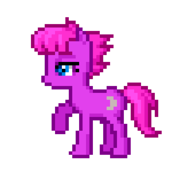 Size: 300x300 | Tagged: safe, derpibooru exclusive, oc, oc only, oc:lady sara moonlight, pony, pixel art, simple background, solo, transparent background