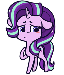 Size: 860x1000 | Tagged: safe, artist:lilliesinthegarden, starlight glimmer, pony, unicorn, g4, chibi, female, solo