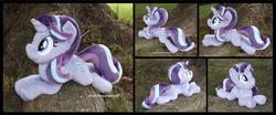 Size: 4230x1754 | Tagged: safe, artist:peruserofpieces, starlight glimmer, pony, g4, beanie (plushie), high res, irl, photo, plushie, solo