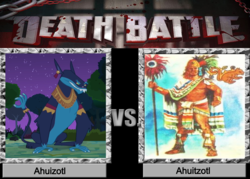 Size: 1008x720 | Tagged: safe, ahuizotl, human, g4, ahuitzotl, aztec, death battle, exploitable meme, meme