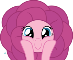 Size: 2800x2308 | Tagged: safe, artist:arifproject, pinkie pie, earth pony, pony, g4, clothes, costume, cute, flower costume, high res, looking at you, simple background, transparent background, vector