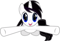 Size: 1024x695 | Tagged: safe, artist:barrfind, oc, oc only, oc:barrfind, pony, unicorn, happy, hug, simple background, smiling, solo, transparent background, vector, watermark