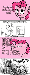 Size: 918x2279 | Tagged: safe, artist:thematrixman, edit, pinkie pie, human, g4, meme, pun, rage comic