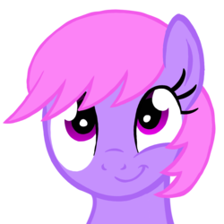 Size: 1000x1000 | Tagged: safe, artist:toyminator900, oc, oc only, oc:melody notes, pony, female, mare, simple background, smiling, solo, transparent background