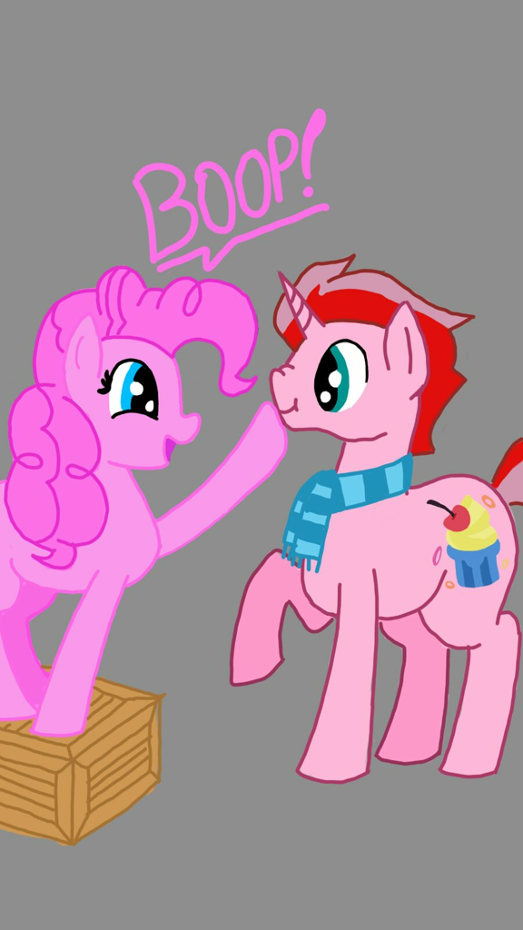 Safe Artist Legendoflink Pinkie Pie Oc Oc Cherry Swirl