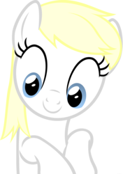 Size: 3328x4736 | Tagged: safe, artist:anonymous, oc, oc only, oc:aryanne, earth pony, pony, cute, female, high res, looking down, mare, reaction image, simple background, smiling, transparent background, vector