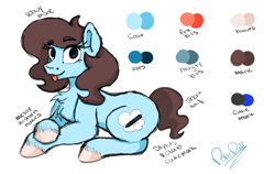 Size: 1500x950 | Tagged: safe, artist:polar puff, oc, oc only, oc:polar puff, earth pony, pony, chest fluff, cute, cutie mark, female, flat colors, mare, reference sheet, simple background, sketch, unshorn fetlocks, white background