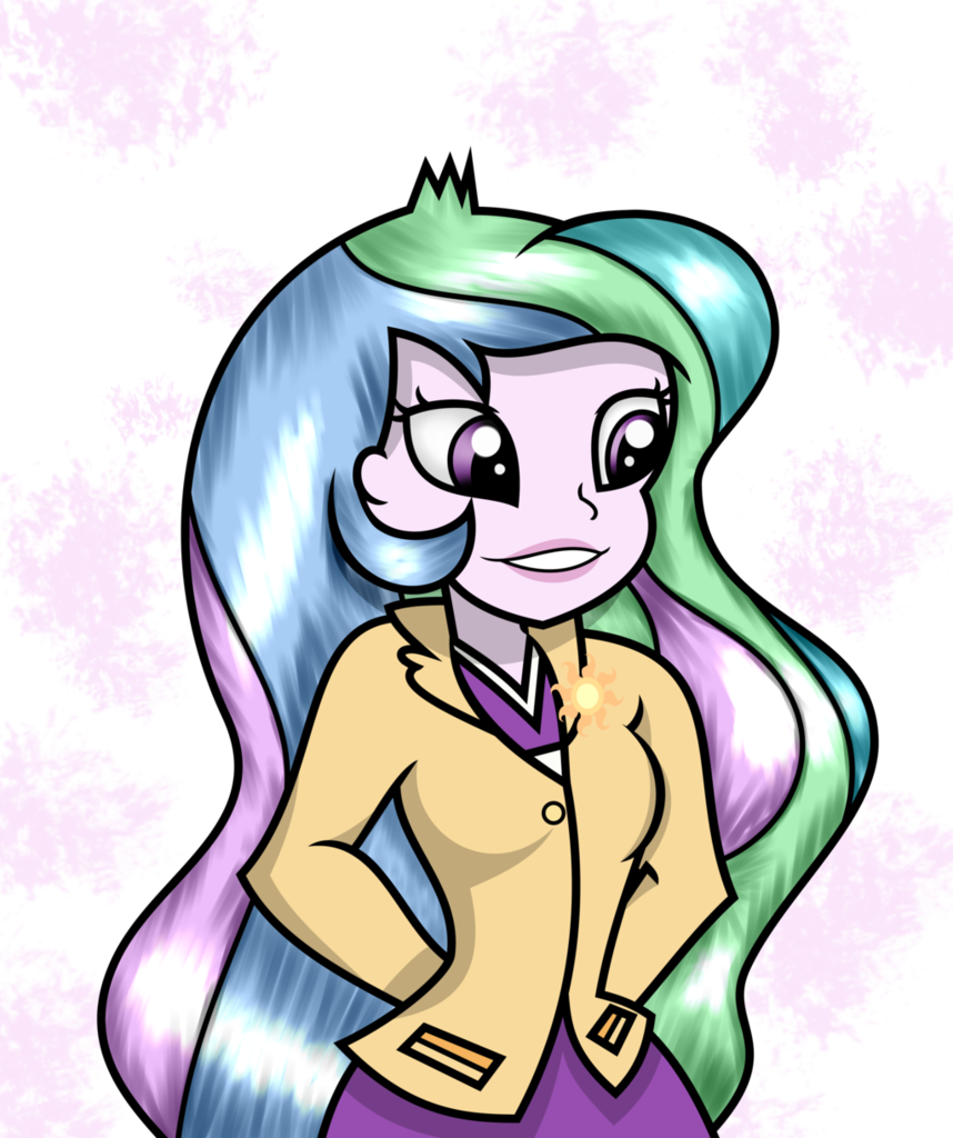 1434536 Safe Artist Alligatorgummy Princess Celestia Principal