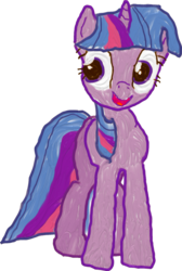 Size: 724x1080 | Tagged: safe, artist:iknowpony, twilight sparkle, pony, unicorn, g4, winter wrap up, female, hooves, horn, looking at you, mare, open mouth, simple background, smiling, solo, transparent background