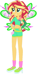 Size: 286x573 | Tagged: safe, artist:selenaede, artist:user15432, sunset shimmer, fairy, human, equestria girls, g4, base used, believix, belly button, clothes swap, crossover, fairies are magic, fairy wings, humanized, midriff, rainbow s.r.l, roxy (winx club), solo, winged humanization, wings, winx club