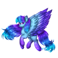 Size: 1024x1024 | Tagged: safe, artist:northlights8, oc, oc only, oc:northern lights, pegasus, pony, female, mare, simple background, solo, transparent background