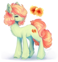 Size: 481x512 | Tagged: safe, artist:flinrich, oc, oc only, earth pony, pony, cute, eyes closed, female, mare, simple background, solo, transparent background