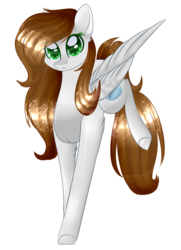 Size: 1024x1416 | Tagged: safe, artist:php146, oc, oc only, oc:marshmellow bubbles, pegasus, pony, eye clipping through hair, female, mare, simple background, solo, transparent background